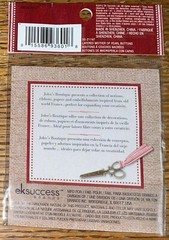 RARE Jolees french general Antique Layered Mother Of Pearl Buttons stickers