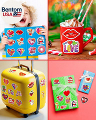 100Pcs Valentines Stickers for Kids, Bulk Heart Stickers for Valentines Day Gift