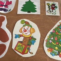 Vintage 80s BJ STICKER LOT Of 11 Stickers 1981 Soccer Bear Christmas Licorice
