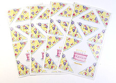 Colorbok David Walker Birthday Photo Corners Stickers Lot of 4 Sheets 2.5×4.5