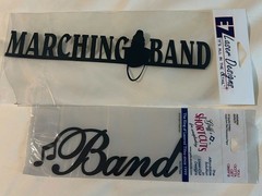 Marching Band Pep Rally Jolee’s EZ Laser Music Notes Scrapbook Embellishments