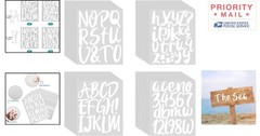Comprehensive 576 Pcs Sticker Set Vinyl Alphabet Decals Back to School Supplies