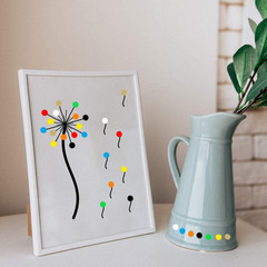 0.5 Inch 14 Colors Color Coding Labels Circle Dot Stickers,Can be Used in Office