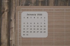Mini Calendar Stickers for Planners and Journals – 2024, 2025, or 2026