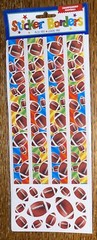 Amscan Sticker Borders Champion Football Ball Repeats Sports Defense Field Goal
