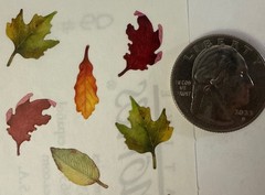 FALL LEAVES Stickers(15pc) Creative Memories•Autumn •Fall•Colorful•Card Making