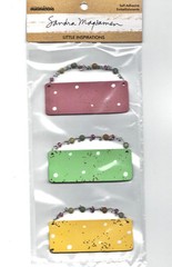 Sandra Magsamen LITTLE INSPIRATIONS – BLANK (3) WOODEN ACCENTS scrapbookS crafts
