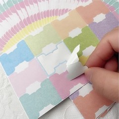 120Pcs Colorful Adhesive Index Label Writable Page Marker for Notebook