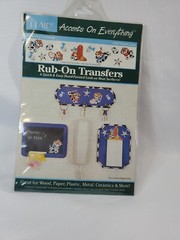 Plaid Rub On Transfers «Country Critters» No. 57048 Western Cows. NIP