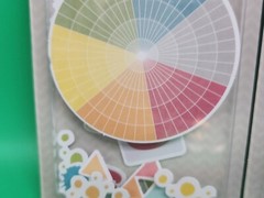 Jillibean Soup Shades Color Pea Pod Parts Die Cut Card Stock Hampton Art 2 PACK