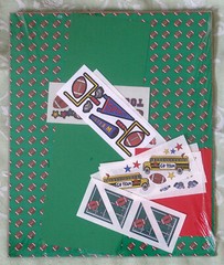 Creative Memories Football Combo Pack Stickers Die Cuts Photo Mounting Paper
