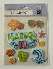 K & Company Dimensional Stickers-Variations-Brenda Walton, Confetti, Happy Tails