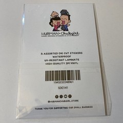 Hubman And Chubgirl Happy Dinos Die Cut Vinyl Stickers Set