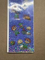 NEW 1997 Rugrats SandyLion Nickelodeon Stickers Holographic K1