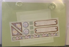 Creative Memories Chalet Double Dip Photo Mat Journaling Box Stickers Scrapbook