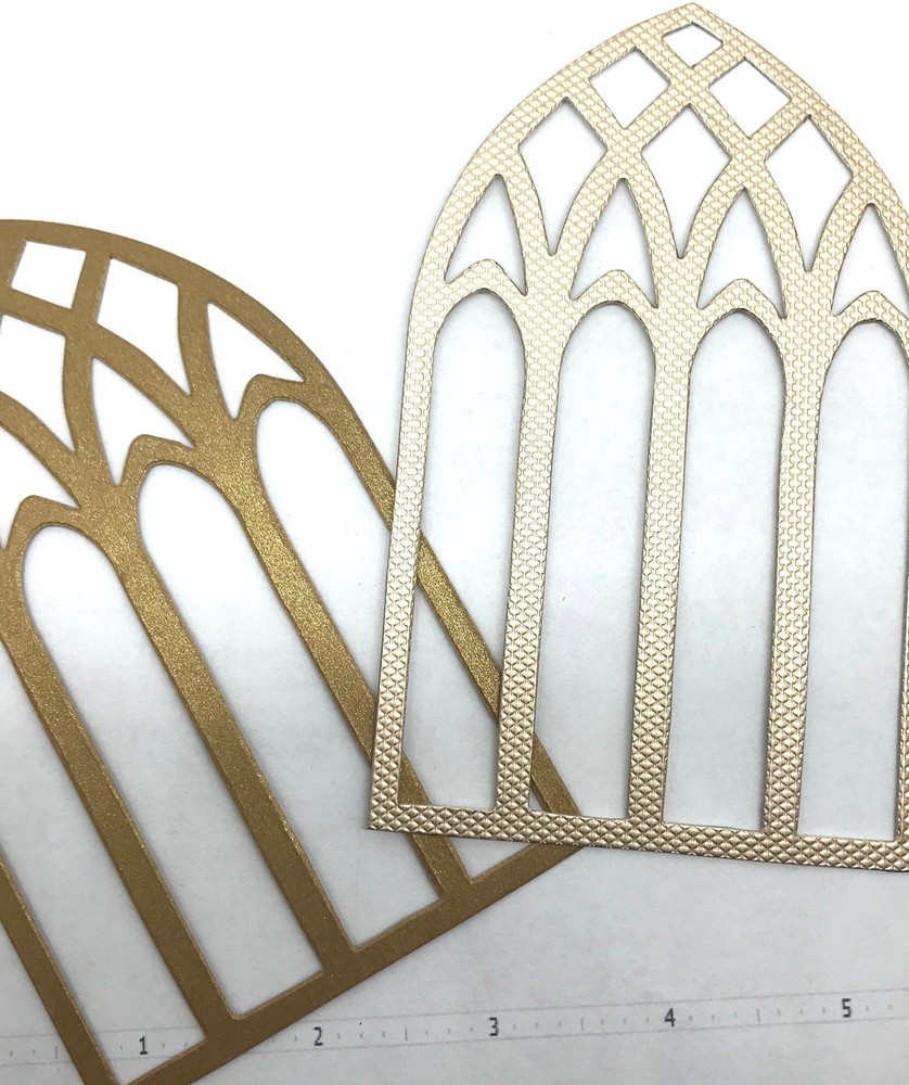 Die Cuts Celtic Cathedral Window 4 Pieces