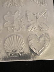 Vintage Foiled Stickers 1979 Hallmark Silver Sticker