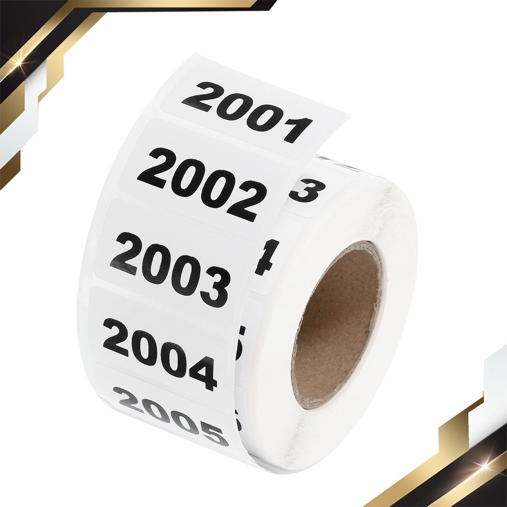 1 Roll Inventory Number Sticker 1.6″ x 0.8″ 2001-3000 Consecutive Number Sticker