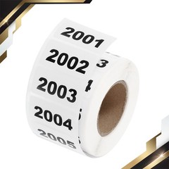 1 Roll Inventory Number Sticker 1.6″ x 0.8″ 2001-3000 Consecutive Number Sticker