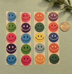 20 HAPPY FACE STICKERS/SMILEY FACE STICKERS/REWARD STICKERS/ STICKERS FOR KIDS
