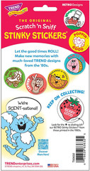 Raisin Bread Scent Scratch ‘N Sniff Stickers, 24 Seals/Pack, 1980S Designs