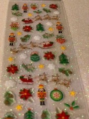 CHRISTMAS CRAFTS STICKERS CHRISTMAS MINI EPOXY STICKERS