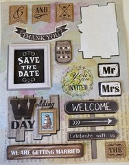 Crafters Square LOT Asst Stickers Transfer Scraper Chalkboard Scrapbooking Craft
