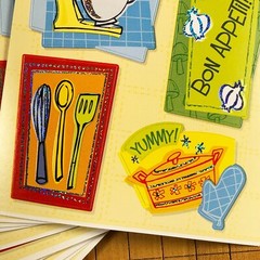 10 Mrs Grossmans Slice of Life Bon Appetit Stickers Cooking Baking Kitchen Yummy