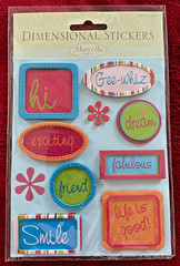 Marcella by Kay Dimensional Stickers 4 Sheets; New Unopened; Original Owner