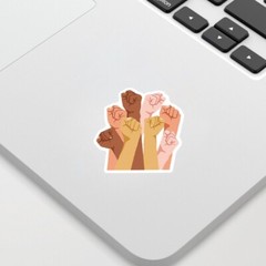 50pcs BLM Stickers, Human Rights World Peace Together Waterproof, 035