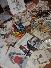 Junk Journaling & Paper Crafting Items Ephemera Tools Vintage & New ExLarge Pkg