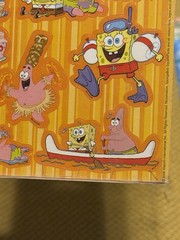 NEW Spongebob Squarepants Patrick stickers sheets sealed y2k 2006