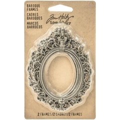 Tim Holtz Idea-ology Antique Nickel Baroque Frames