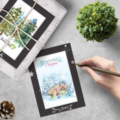 , 5X7 Photo Mat with White Core Bevel Edge 3.5X5.5 Openings, Acid Free Framing M