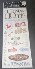 Stickers New Home Sayings Me & My Big Ideas Dream House Key Address STP-57