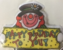 PARTY,PARTY,PARTY Puffy Stickers (3pc)Provo•Happy Birthday•Ice Cream•Clown•Gift