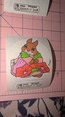 Vintage Trend Scratch N Sniff Stickers Lot Frog Pig Bunny Cat Strong Scent
