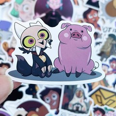 50 The OWL HOUSE stickers, Hooty, Luz, King, Hunter decals water bottle computer