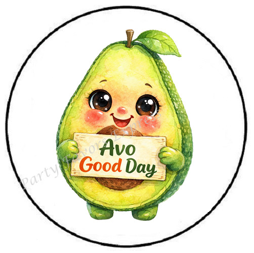 AVO GOOD DAY HAVE A GOOD DAY ENVELOPE SEALS LABELS STICKERS PARTY FAVORS