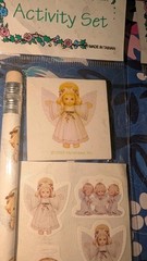 Vintage Activity Set Morehead Stickers Sheet Eraser And Pencil Lot Of 2