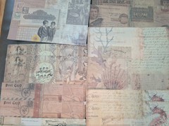 100 Pc Scrapbooking JJ Craft Ephemera Papers Vintage Art Collage Revisited