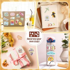 200PCS Jesus Christian Stickers, Religious Stickers for Kids Bible Verse Sticker