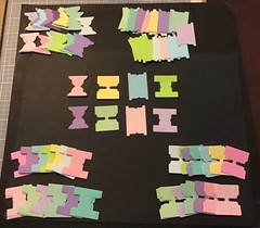 Page Tabs 4 Designs/Shapes Die Cuts 20 pcs Choose Color