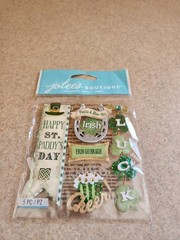 Jolee’s Boutique~Irish Words & Phrases/St. Patrick’s Day Dimensional Stickers