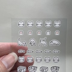 Suatelier Mini Series Cats Stickers Planners Calendars Journals Collage