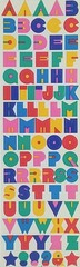 1 Strip Mrs Grossman`s ABC alpha Alphabet Colorful Stickers 1993