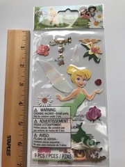 EK Success Disney Tinkerbell Scrapbook Stickers Packages Lot Jolee’s Tink