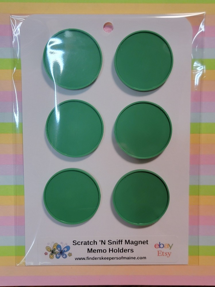 Magnetic Scratch ‘N Sniff Sticker Holders Trend / Everything Smells – Retro 80’s
