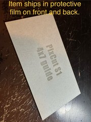 PixCut S1 Cut Guide for 4 in x 7 in – jig to make your own sticker vinyl stencil