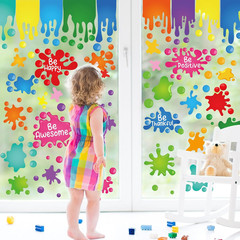 Cinrobiye 9 Sheets Inspirational Quotes Window Clings for Home and Classroom